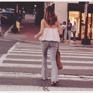 American Eagle high rise Flare/Wide Leg Jeans